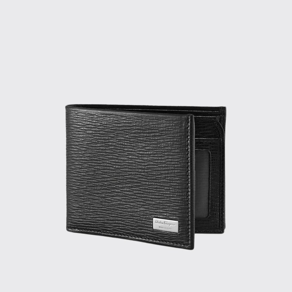 Salvatore Ferragamo Men's Revival Hammered Leather Wallet